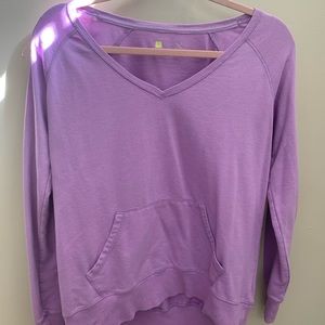 Purple sweatshirt